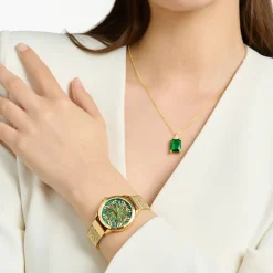 Discount Damenuhr Kaleidoskop Libelle grün gelbgoldfarben Damen Uhren|Damenuhren